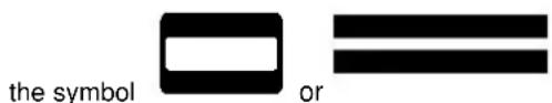 the symbol or