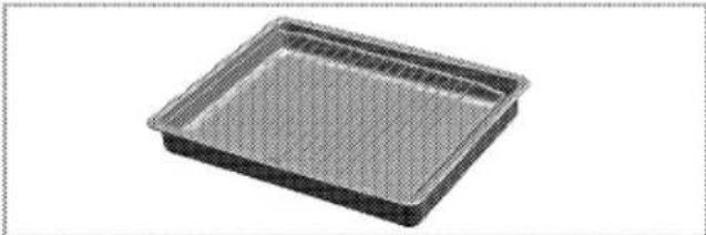 BEKO BDC643W - Small wire shelf and fat pan with handle - 1