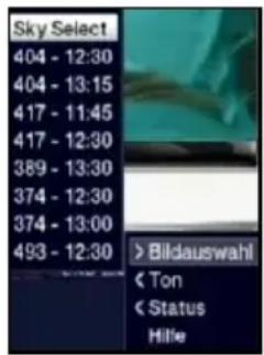 Sky Select 404 - 12:30 404 - 13:15 417 - 11:45 417 - 12:30 389 - 13:30 374 - 12:30 374 - 13:00 493 - 12:30 > Bildauswahl < Ton < Status Hille
