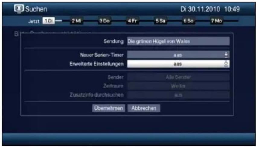 Suchen Jetzt 1Di — 2 Mi 3 Do 4 Fr 5 Sa 6 So 7 Mo Sendlung Die grünen Hügel von Wales Neuer Sonien-Timer aus Erweiterte Einstellungen aus Sender Alle Sender Zeitraum Weitin Zusatzinfo durchsuchen aus Übernehmen Abbrechen