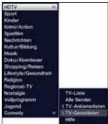 HDTV Sport Kinder Kreis/Action Speffern Nachrichten Kultur/Bildung Musik Doku/Abenteuer Shopping/Reisen Lifestyle/Gesundheit Religion Regional-TV Nostalgie Volprogramm Jugend Comedy TV-Liste Alle Sender < TV-Anbierterlisten > TV-Genesteten Hits