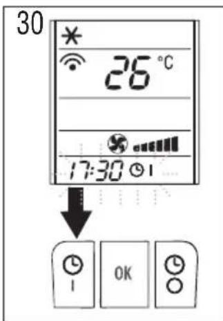 DELONGHI PAC WE128ECO - Programmieren der Ausschaltfunktion - 1