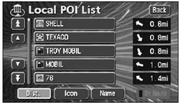 ECLIPSE AVN6600 - Search for POI vicinity - 2