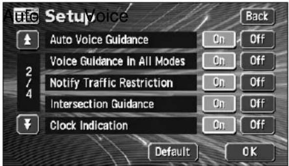 ECLIPSE AVN6600 - Setting the auto voice guidance - 1