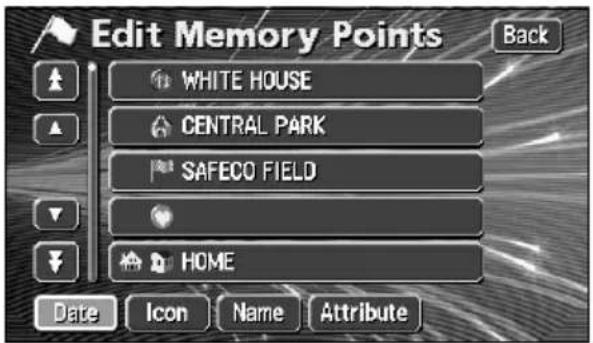 ECLIPSE AVN6600 - Displaying the name of a memory point - 2