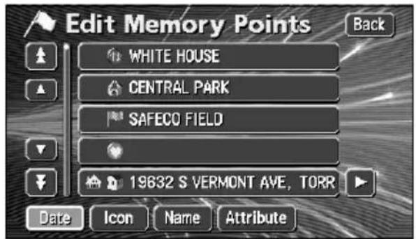 ECLIPSE AVN6600 - Entering the name of a memory point - 1