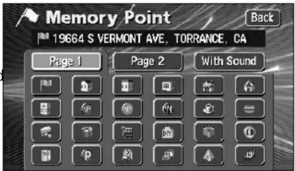 ECLIPSE AVN6600 - Touch the symbol to be registered on the map. - 1