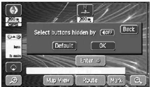 ECLIPSE AVN6600 - Setting touch switches to display or not display - 2