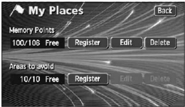 ECLIPSE AVN6600 - Registering detour memory points - 1