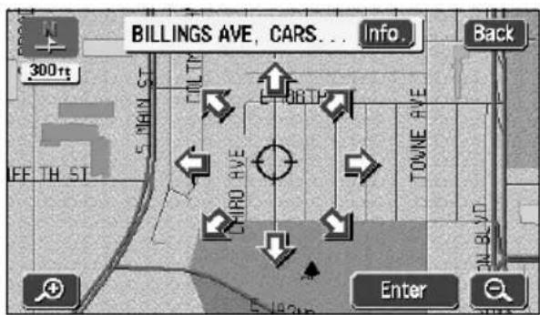 ECLIPSE AVN6600 - Performing operations on a displayed map - 2