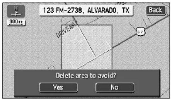 ECLIPSE AVN6600 - Deleting a detour memory point - 2