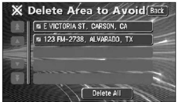ECLIPSE AVN6600 - Deleting a detour memory point - 1