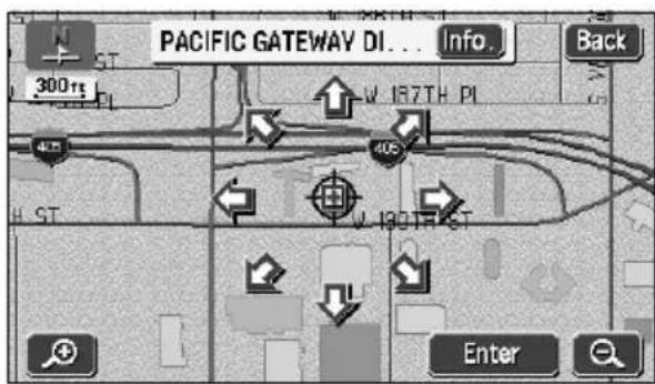 ECLIPSE AVN6600 - Performing operations on a displayed map - 1