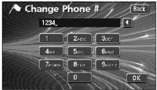 ECLIPSE AVN6600 - Enter a telephone number for a memory point - 3