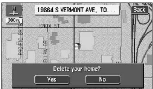 ECLIPSE AVN6600 - Deleting your home - 3