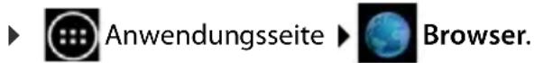 Anwendungsseite Browser.