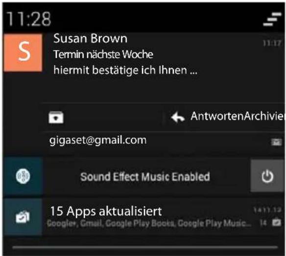 GIGASET QV831 - Text eingeben - 1