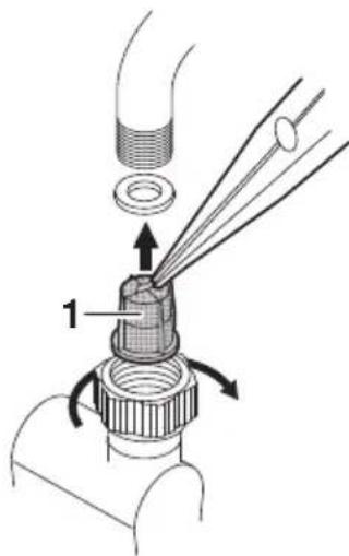 V-ZUG Unimatic SL - Wassereinlauf-Filter reinigen - 1