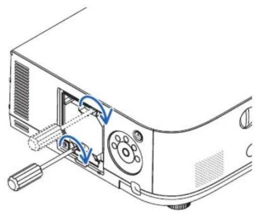 NEC NP-PA521U - Install a new lamp housing. - 2