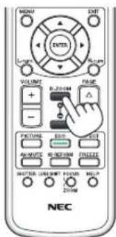 MENU EXIT LPG R-UP VOLUME R-204M FAIP + - FACTURE EXIT EXIT AV-MUTE R-REFORM FREEZ MASTER UNLIMIT FLOOR HELP ZOOM NEC
