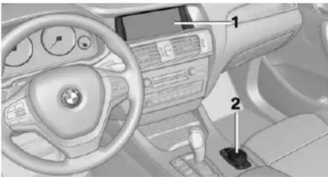 BMW X3 (2014) - Bedienelemente im Überblick - 1