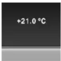BMW X3 (2014) - Außentemperatur - 1