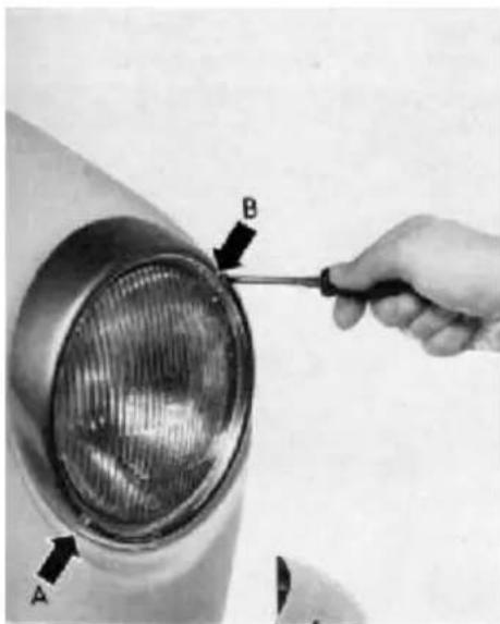 A B