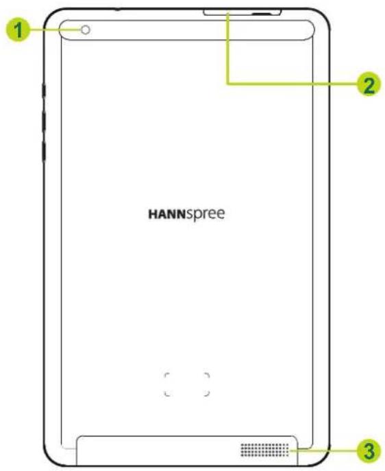 HANNSPREE HANNSpad SN80W71 - Ansicht von hinten - 1
