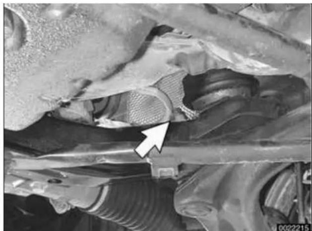 Close-up of a car's internal components, possibly engine or mechanical assembly, with no visible text or symbols.