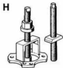 Mechanical assembly diagram showing a shaft and housing, no visible text or symbols.