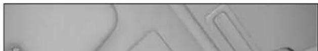 Abstract grayscale pattern with curved and angular lines (no text or symbols).