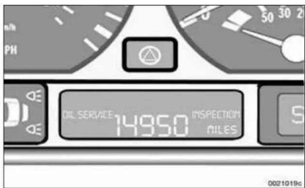 n/k PH 50 30 2 OIL SERVICE 14950 INSPECTION MILES 0021019c