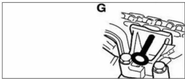 Mechanical diagram showing a piston-cranked engine assembly with no visible text or symbols.