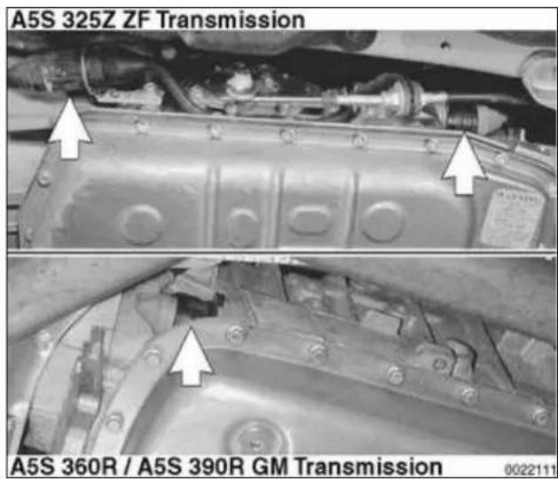 A5S 325Z ZF Transmission A5S 360R / A5S 390R GM Transmission 0022111