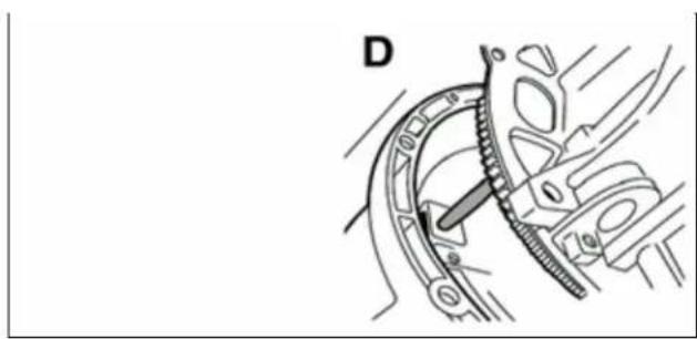 Mechanical component diagram showing a gear and shaft assembly (no text or labels)