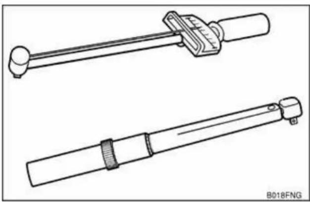 Technical line drawings of two mechanical tools with no visible text or symbols