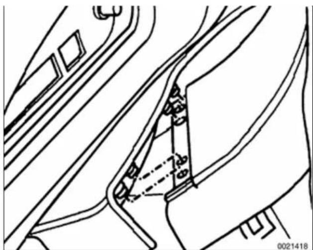 Technical line drawing of a mechanical assembly with no visible text or symbols