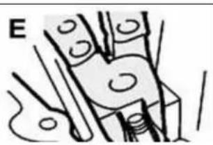 Abstract line drawing with intersecting lines and circular shapes, no text or symbols present