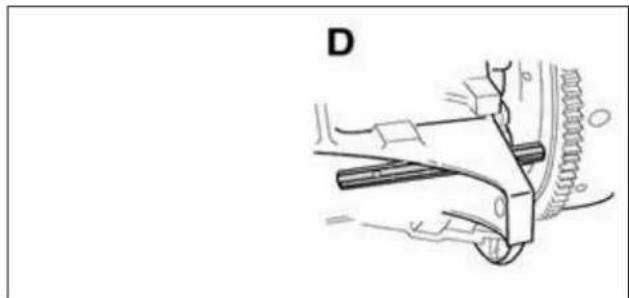 Mechanical diagram showing a lever mechanism with no visible text or symbols