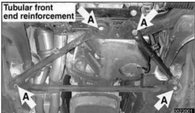 Tubular front end reinforcement A A A 0022001
