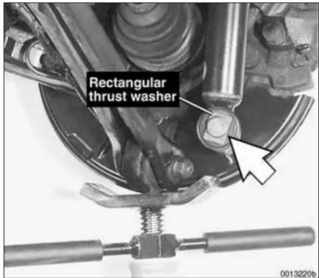 Rectangular thrust washer 0013220b