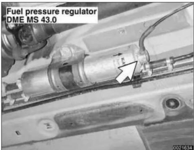 Fuel pressure regulator DME MS 43.0