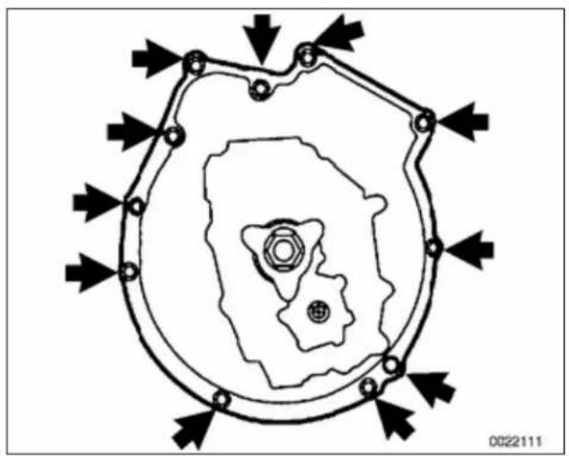 Diagram of a circular mechanical or electrical component with directional arrows and internal contours, no readable text or symbols.