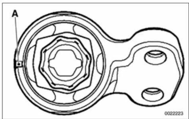 Technical line drawing of a mechanical component with concentric rings and mounting holes (no text or symbols)