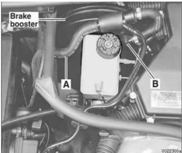 Brake booster A B 0022305a