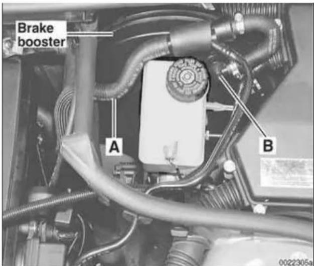 Brake booster A B 0022305a