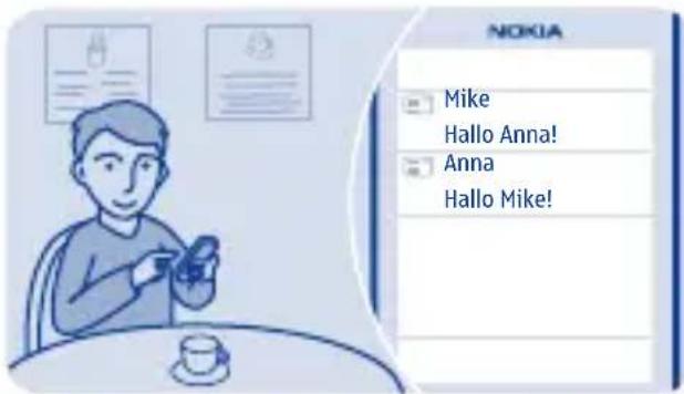 NOKIA Mike Hallo Anna! Anna Hallo Mike!