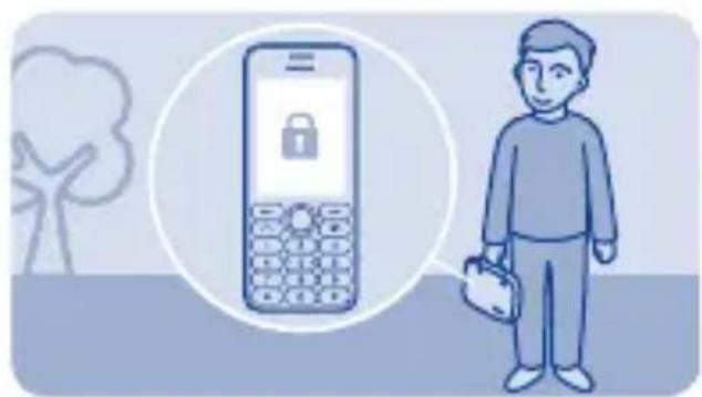 NOKIA 206 Dual SIM - Sperren der Tasten - 1