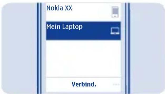 Nokia XX Mein Laptop Verbind.