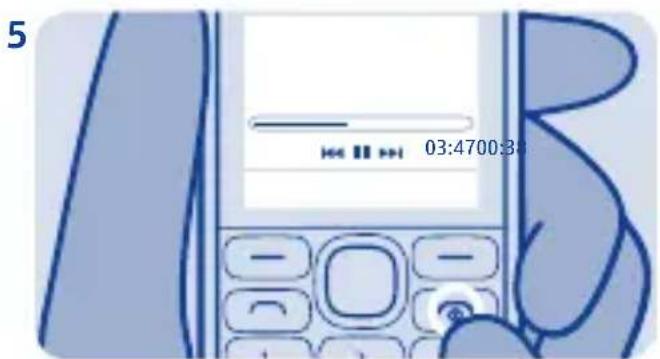 NOKIA 206 Dual SIM - Wiedergabe eines Songs - 6